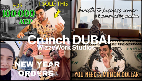 Crunch DUBAI WizzyWork Studios with Charlene Bituin & Ahmed Elrayes